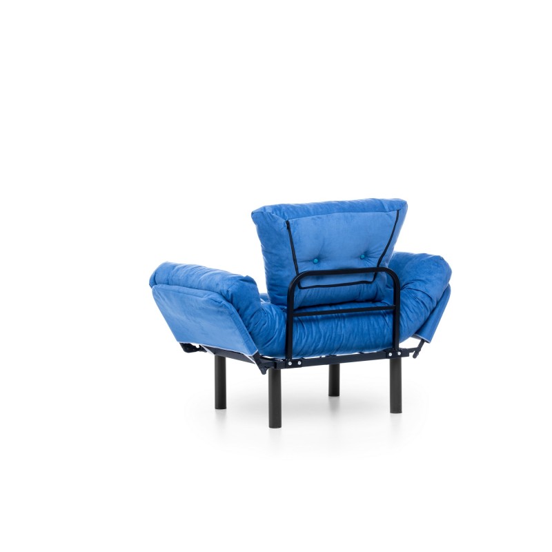 Πολυθρόνα Nitta - Χρώμα Μπλε - 95x70x85εκ