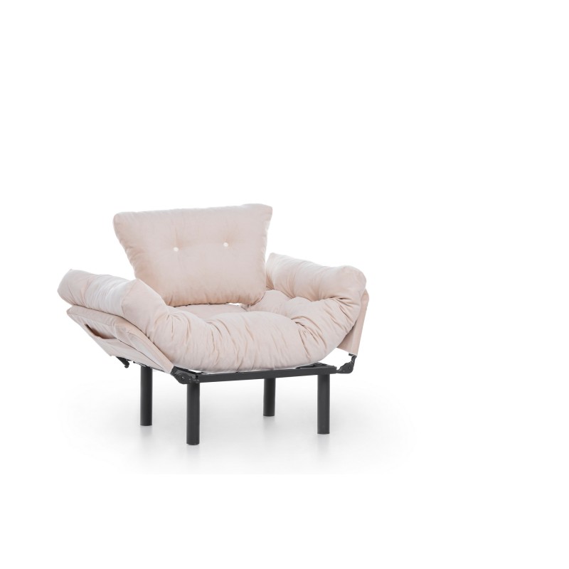 Πολυθρόνα Nitta - Χρώμα Cream - 95x70x85εκ