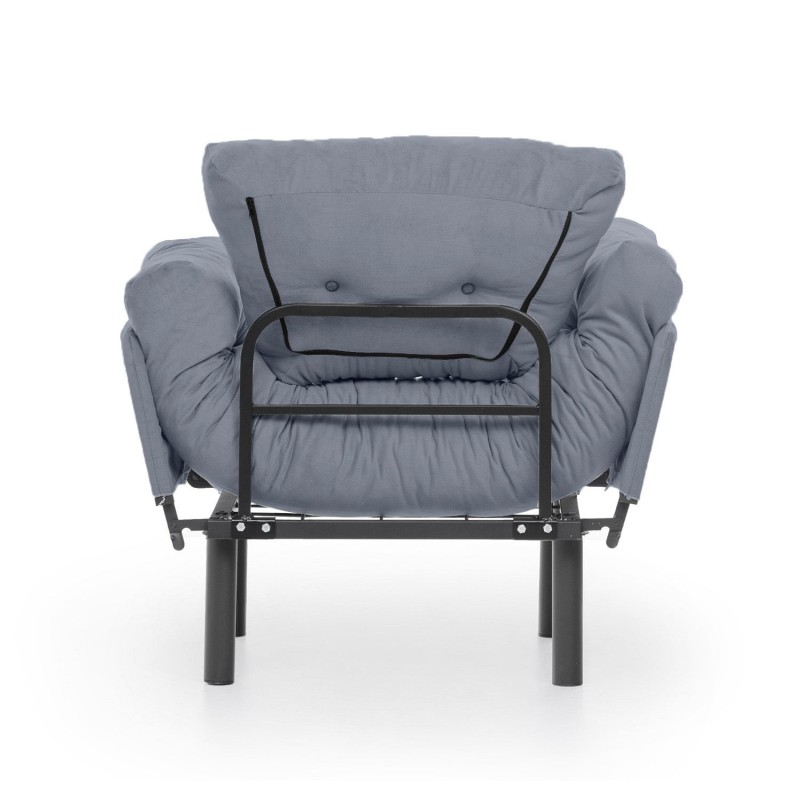 Πολυθρόνα Nitta - Χρώμα Γκρι - 95x70x85εκ