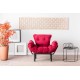Πολυθρόνα Nitta - Χρώμα Maroon - 95x70x85εκ Πολυθρόνα Nitta - Χρώμα Maroon - 95x70x85εκ