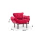 Πολυθρόνα Nitta - Χρώμα Maroon - 95x70x85εκ Πολυθρόνα Nitta - Χρώμα Maroon - 95x70x85εκ