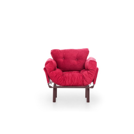 Πολυθρόνα Nitta - Χρώμα Maroon - 95x70x85εκ Πολυθρόνα Nitta - Χρώμα Maroon - 95x70x85εκ