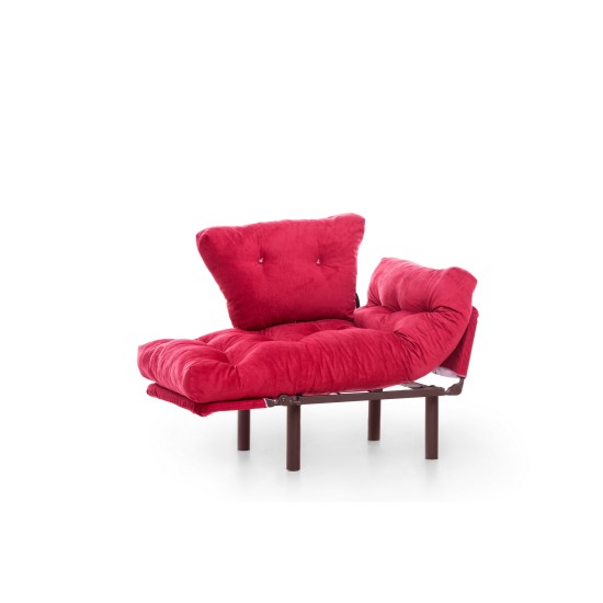 Πολυθρόνα Nitta - Χρώμα Maroon - 95x70x85εκ Πολυθρόνα Nitta - Χρώμα Maroon - 95x70x85εκ