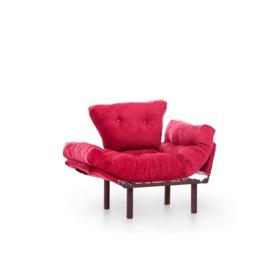 Πολυθρόνα Nitta - Χρώμα Maroon - 95x70x85εκ Πολυθρόνα Nitta - Χρώμα Maroon - 95x70x85εκ