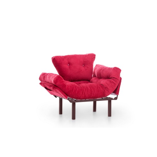 Πολυθρόνα Nitta - Χρώμα Maroon - 95x70x85εκ Πολυθρόνα Nitta - Χρώμα Maroon - 95x70x85εκ