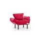Πολυθρόνα Nitta - Χρώμα Maroon - 95x70x85εκ Πολυθρόνα Nitta - Χρώμα Maroon - 95x70x85εκ