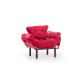 Πολυθρόνα Nitta - Χρώμα Maroon - 95x70x85εκ Πολυθρόνα Nitta - Χρώμα Maroon - 95x70x85εκ