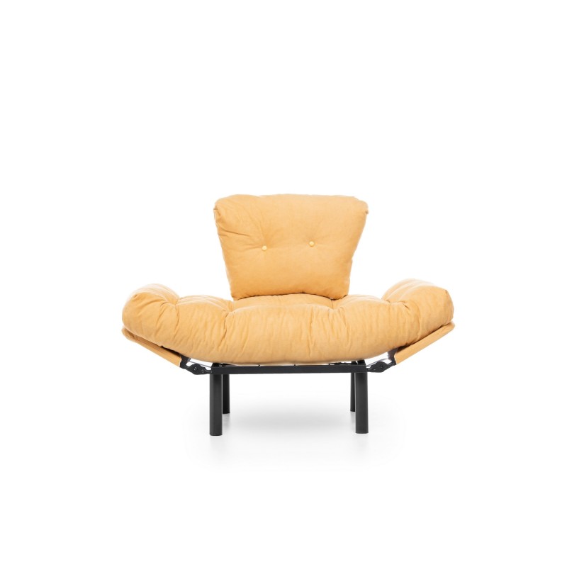 Πολυθρόνα Nitta - Χρώμα Κίτρινο - 95x70x85εκ