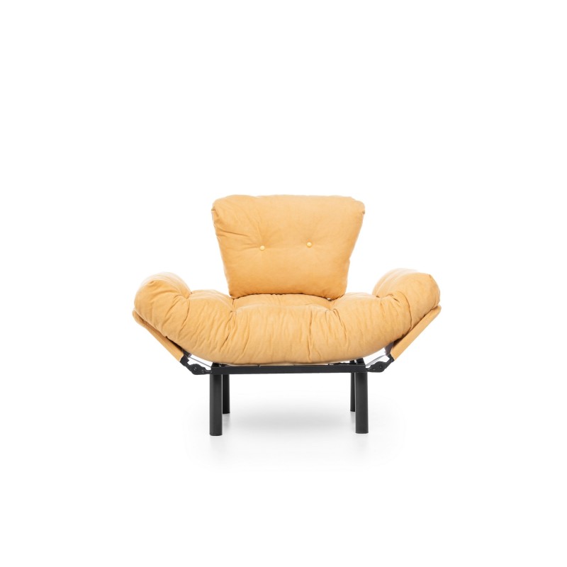 Πολυθρόνα Nitta - Χρώμα Κίτρινο - 95x70x85εκ