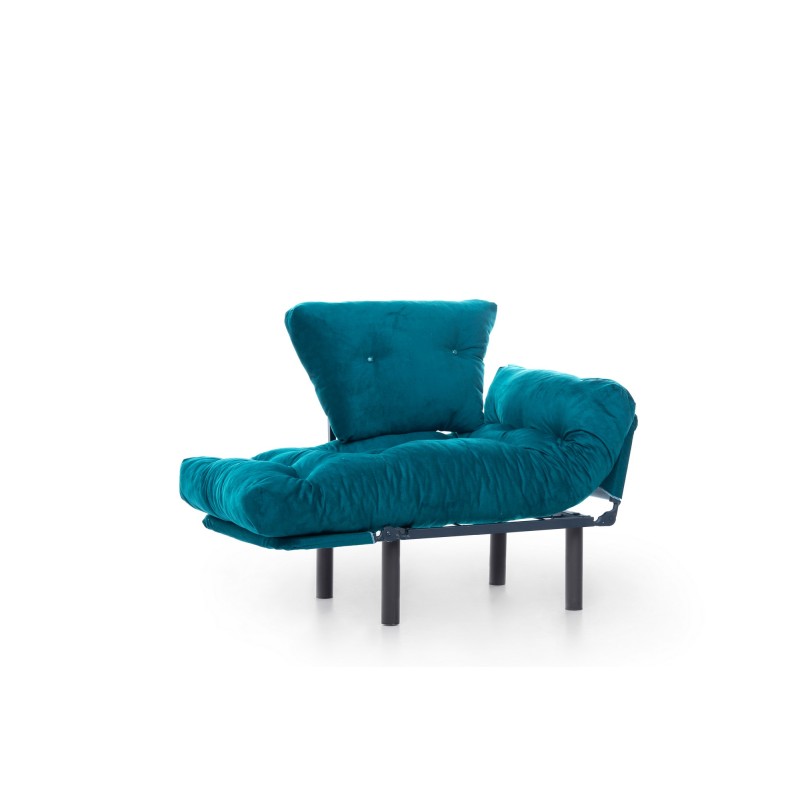 Πολυθρόνα Nitta - Χρώμα Petrol - 95x70x85εκ