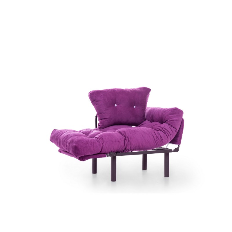 Πολυθρόνα Nitta - Χρώμα Μωβ - 95x70x85εκ