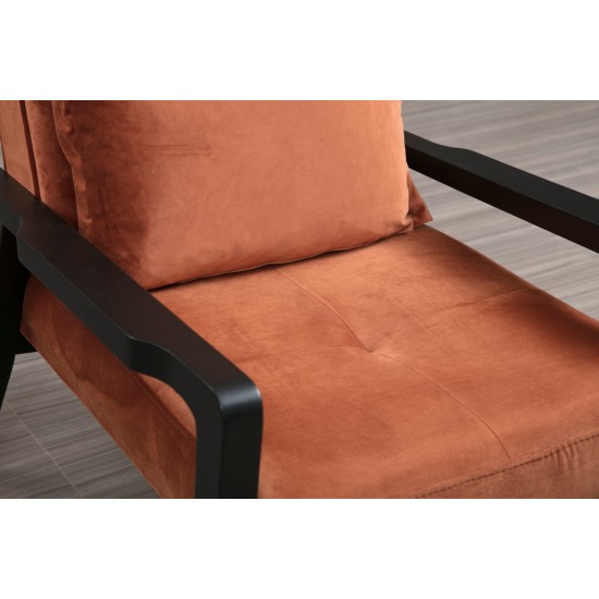 Wing Chair Apollo - Cinnamon Cinnamon Wing Chair Apollo - Cinnamon Cinnamon