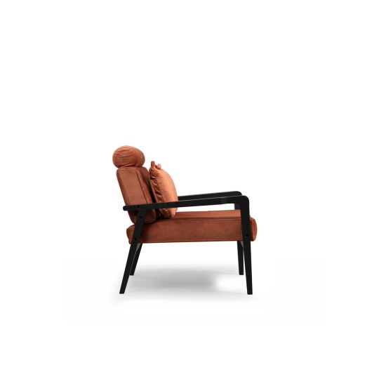 Wing Chair Apollo - Cinnamon Cinnamon Wing Chair Apollo - Cinnamon Cinnamon