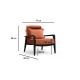 Wing Chair Apollo - Cinnamon Cinnamon Wing Chair Apollo - Cinnamon Cinnamon
