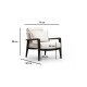 Wing Chair Apollo - Cream Cream Wing Chair Apollo - Cream Cream