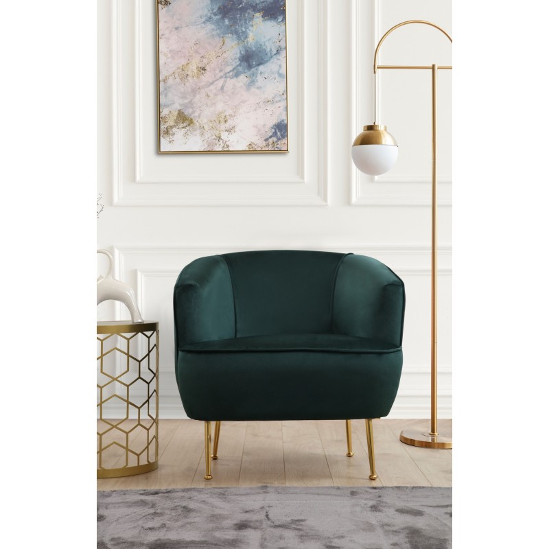 Atelier del Sofa Wing Chair Piccoli Armchair Green