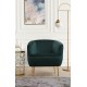 Wing Chair Piccoli Armchair Green Atelier del Sofa Wing Chair Piccoli Armchair Green