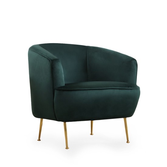 Wing Chair Piccoli Armchair Green Atelier del Sofa Wing Chair Piccoli Armchair Green