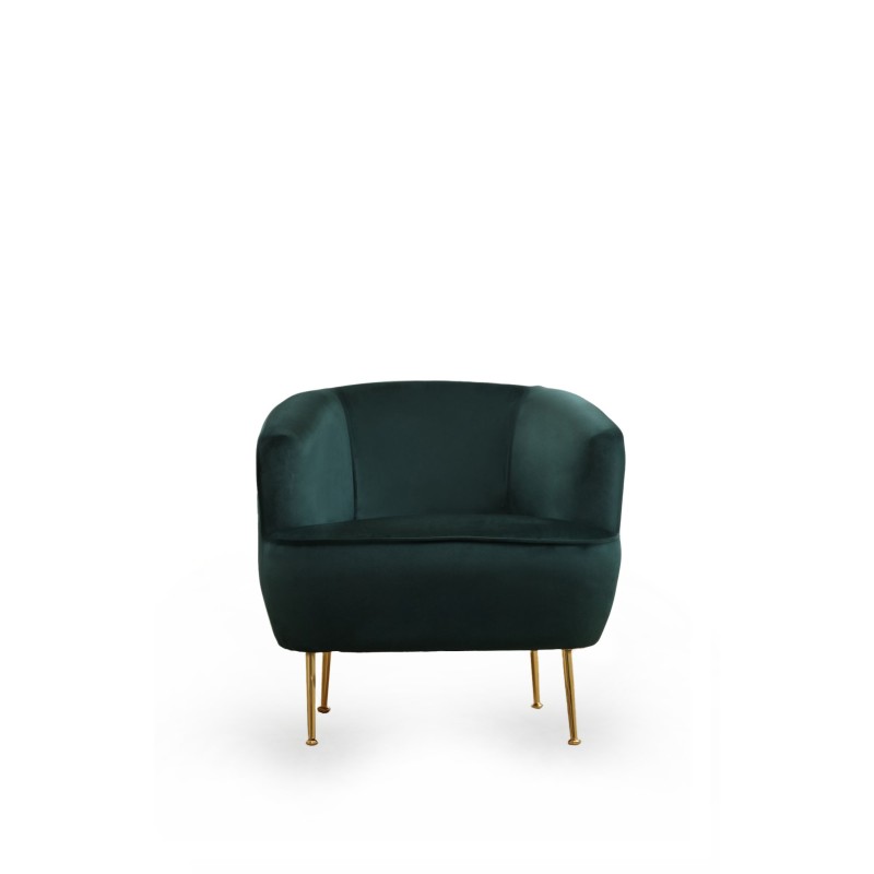 Atelier del Sofa Wing Chair Piccoli Armchair Green
