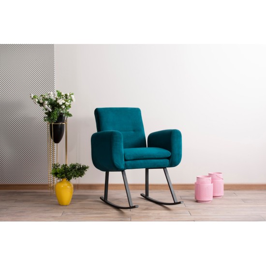 Rocking Chair Kono - Petrol Green Petrol Green Rocking Chair Kono - Petrol Green Petrol Green