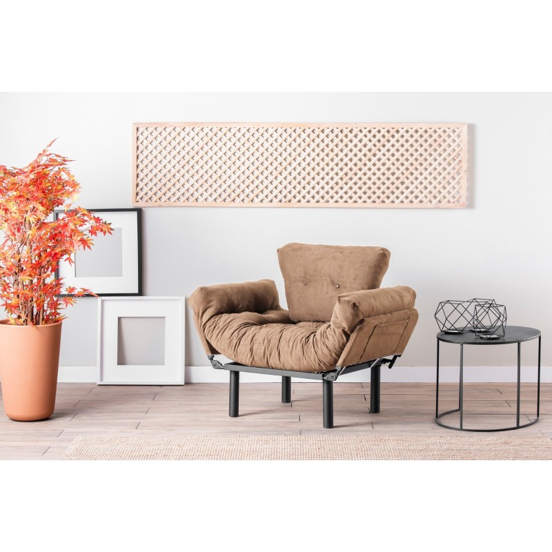 Wing Chair Nitta Single - Light Brown Light Brown