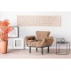 Wing Chair Nitta Single - Light Brown Light Brown