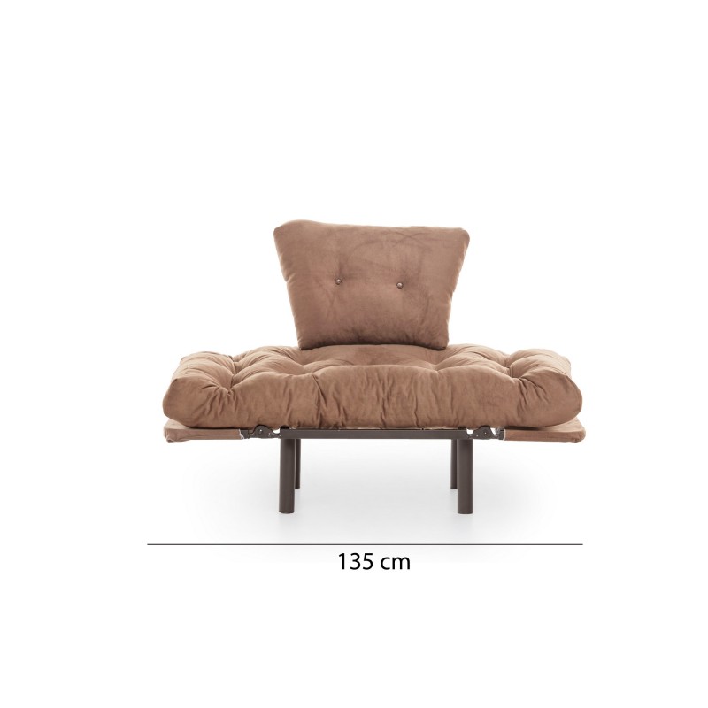 Wing Chair Nitta Single - Light Brown Light Brown