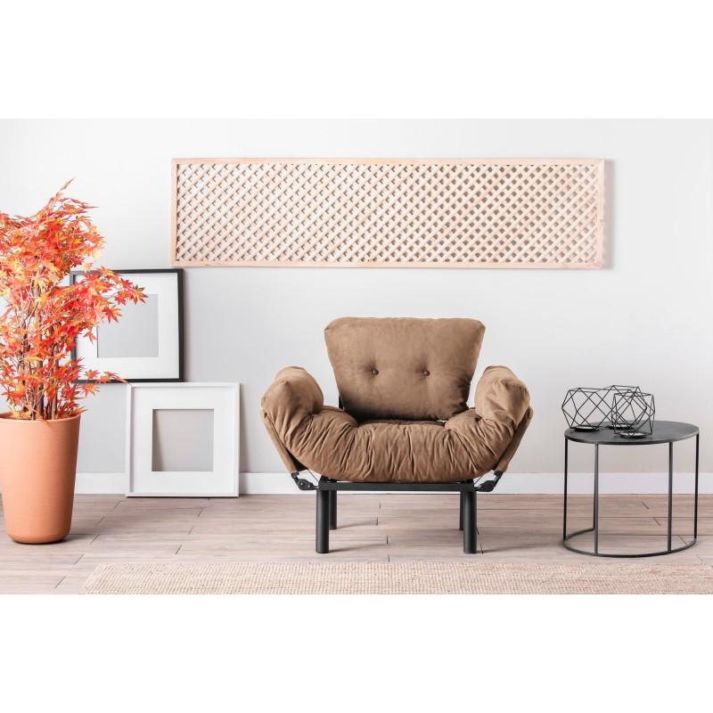 Wing Chair Nitta Single - Light Brown Light Brown