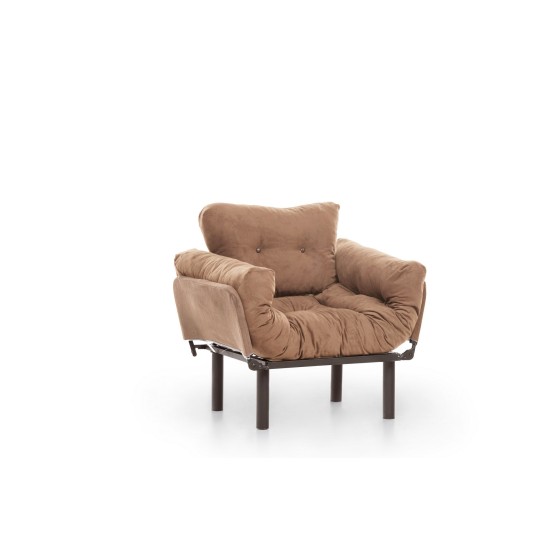 Wing Chair Nitta Single - Light Brown Light Brown