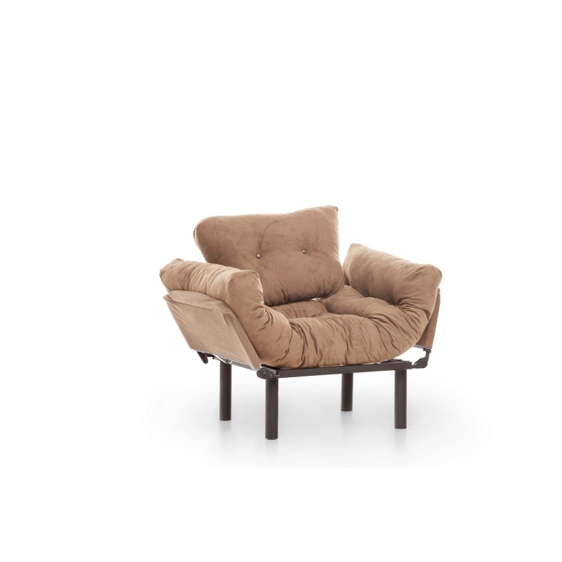 Wing Chair Nitta Single - Light Brown Light Brown