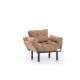 Wing Chair Nitta Single - Light Brown Light Brown