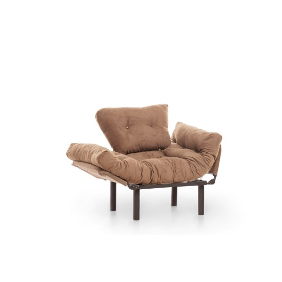Wing Chair Nitta Single - Light Brown Light Brown