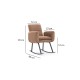 Rocking Chair Kono - Light Brown Light Brown Rocking Chair Kono - Light Brown Light Brown