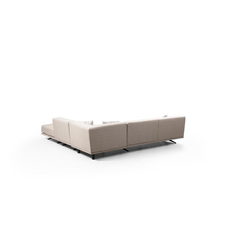 Corner Sofa Bentley Corner (L3-C-O1-PUF) Beige