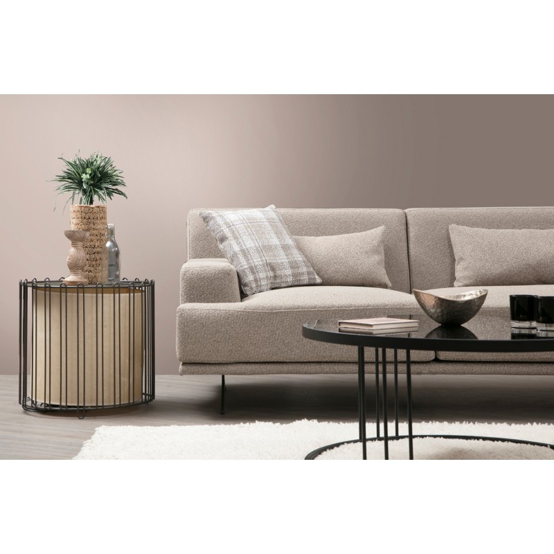 Corner Sofa Bentley Corner (L3-C-O1-PUF) Beige