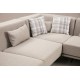 Corner Sofa Bentley Corner (L3-C-O1-PUF) Beige Corner Sofa Bentley Corner (L3-C-O1-PUF) Beige