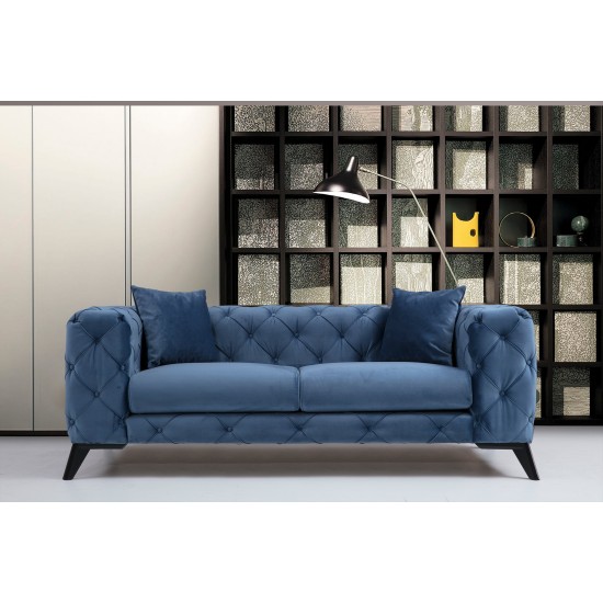 2-Seat Sofa Como 2 Seater - Blue Blue 2-Seat Sofa Como 2 Seater - Blue Blue