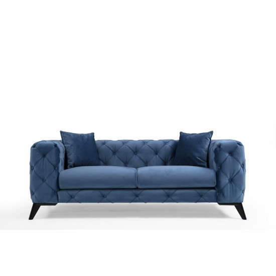 2-Seat Sofa Como 2 Seater - Blue Blue 2-Seat Sofa Como 2 Seater - Blue Blue