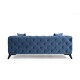 2-Seat Sofa Como 2 Seater - Blue Blue 2-Seat Sofa Como 2 Seater - Blue Blue