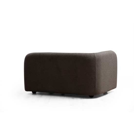 3-Seat Sofa Victoria Grey Bouclette Grey 3-Seat Sofa Victoria Grey Bouclette Grey