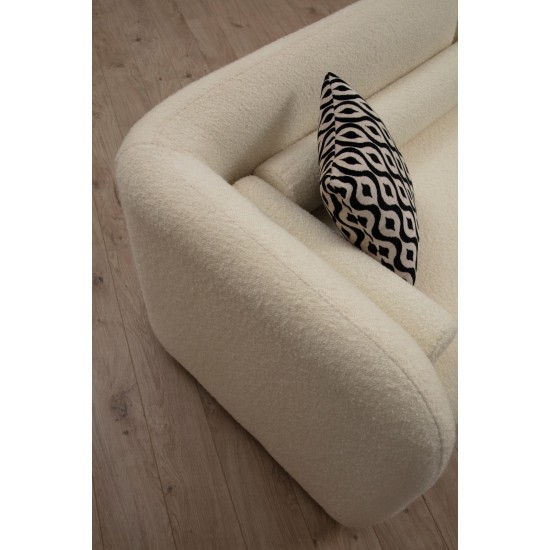 καναπές 3θέσιος Victoria 228x90x74εκ - Cream Bouclette καναπές 3θέσιος Victoria 228x90x74εκ - Cream Bouclette