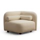 Wing Chair Victoria Cream Bouclette Cream Wing Chair Victoria Cream Bouclette Cream