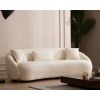 Καναπές 3θέσιος Napoli 230x94x75εκ - Cream Bouclette