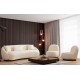 Καναπές 3θέσιος Napoli 230x94x75εκ - Cream Bouclette