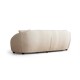 Καναπές 3θέσιος Napoli 230x94x75εκ - Cream Bouclette