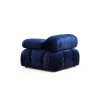 Corner Sofa Bubble Velvet Blue L1-O1-1R-PUF Velvet Blue