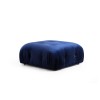 Corner Sofa Bubble Velvet Blue L1-O1-1R-PUF Velvet Blue