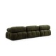 Γωνιακός Καναπές Bubble L1-O1-1R-PUF - Χρώμα Πράσινο - 288x95x75εκ Γωνιακός Καναπές Bubble L1-O1-1R-PUF - Χρώμα Πράσινο - 288x95x75εκ