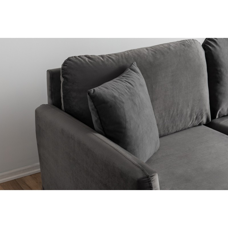 Corner Sofa Reya - Anthracite Anthracite