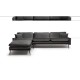Corner Sofa Reya - Anthracite Anthracite